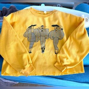 Adorable crop top sweater